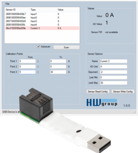 1-Wire UNI USB calibrator - Calibration capteurs HWgroup