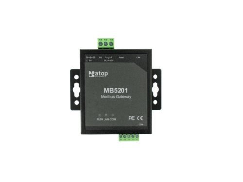 ATOP MB5201 — Passerelle Modbus TCP/RTU/ASCII industrielle 1 port