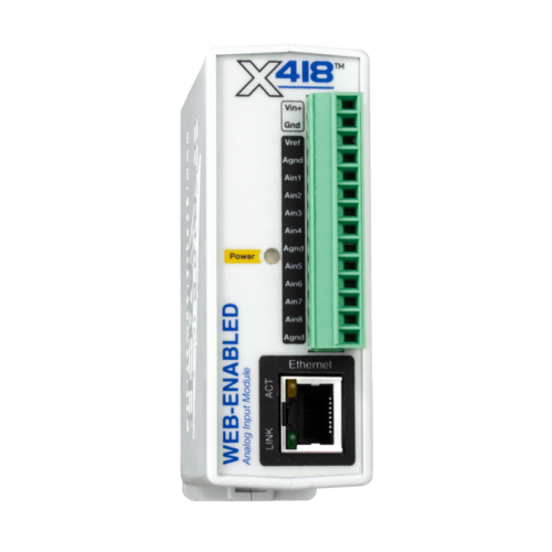ControlByWEB X-418 | Module web 8 entrées analogiques