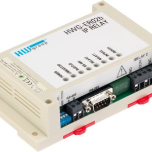 IP Relay HWg-ER02b - Relais IP 2x 16A, Modbus & PoE
