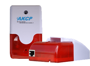 AKCP STR00 — Sirène et flash d'alarme pour salle serveur