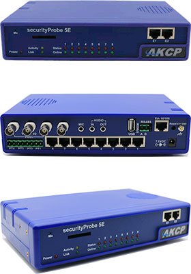 AKCP securityProbe 5E — centrale supervision, sécurité & caméras IP