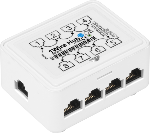 HW group 1-Wire Hub Power - Hub 1-Wire 8 ports alimenté