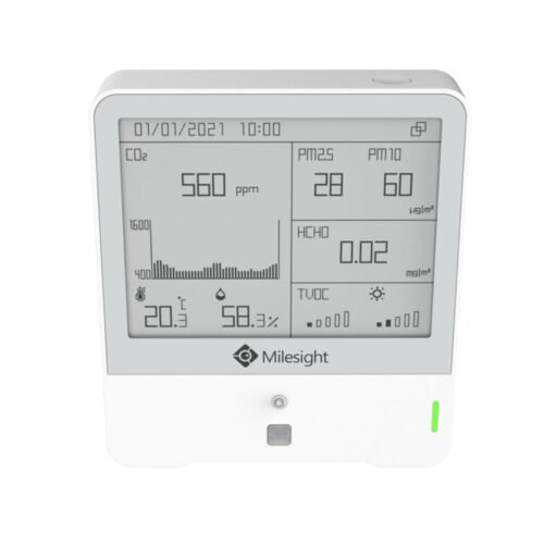 Milesight AM307 - Capteur qualité d'air LoRaWAN 7 en 1 avec écran e-Ink