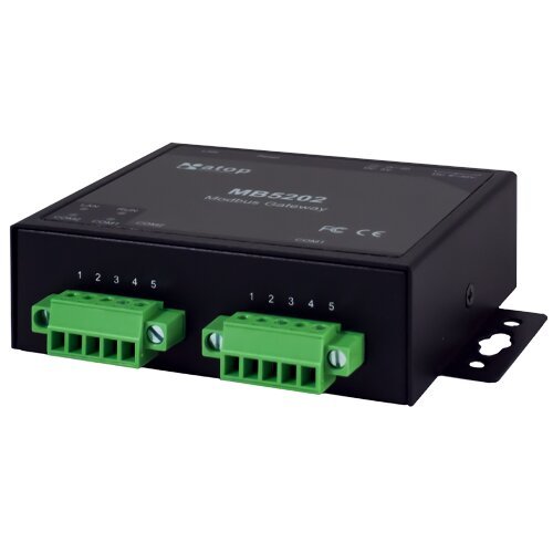 ATOP MB5202 - Passerelle Modbus TCP/RTU/ASCII industrielle 2 ports