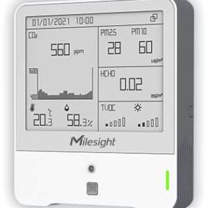 Milesight AM308 - Capteur LoRaWAN qualité d'air 8-en-1 CO₂, PM2.5/PM10, TVOC