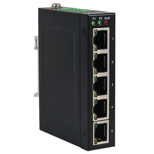 ATOP EH3305 - Switch Ethernet industriel compact 5 ports, boîtier métal