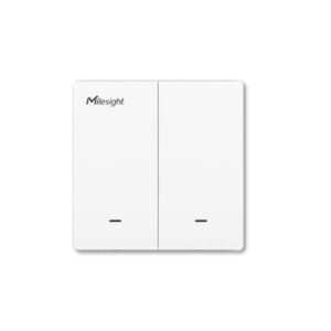 Milesight WS502 - Interrupteur mural LoRaWAN 2 groupes avec mesure d'énergie