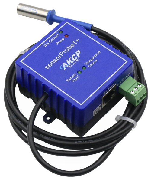 AKCP sensorProbe1+ - Centrale de supervision environnementale IP (Température, Humidité, PoE)