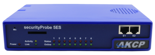 AKCP securityProbe 5E - centrale supervision, sécurité & caméras IP
