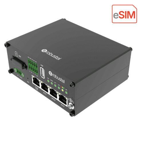 Robustel-R2110e-eSIM-Router-01.png Robustel R2110e-4L Global - routeur 4G LTE Gigabit eSIM métal