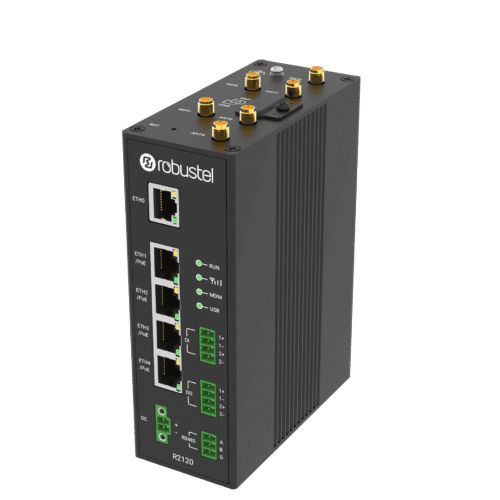 Robustel R2120 5G Global - routeur 5G NR industriel PoE-PSE