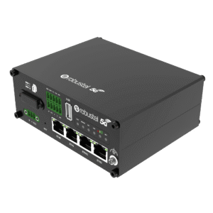 Robustel R5020 - Routeur 5G industriel dual-SIM 4 ports GbE, GNSS & PoE-PD