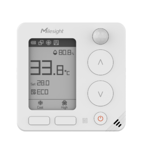 Milesight WT401 - Thermostat LoRaWAN intelligent multi-systèmes CVC avec PIR
