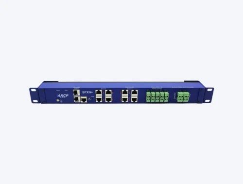 AKCP sensorProbeXN+ SPXN - centrale supervision IP 1U PoE, SNMP