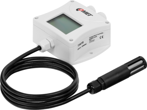 HW group Htemp-485 T3419 - Transmetteur T°/HR à sonde externe Modbus