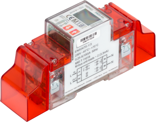 HW group PRO2-Mod 100 A - Compteur d'énergie monophasé Modbus MID
