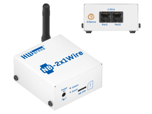 nb-2x1wire-bezikonek.png HW group NB-2x1Wire Tset - Passerelle NB-IoT 2 ports 1-Wire