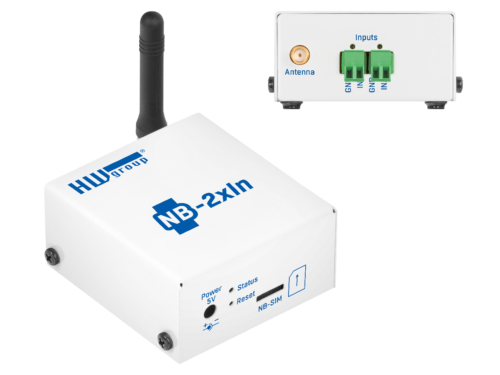 HW group NB-2xIN Set - Passerelle NB-IoT 2 entrées sèches