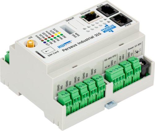 HW group Perseus Industrial 315 - Centrale de supervision IP & LTE rail DIN