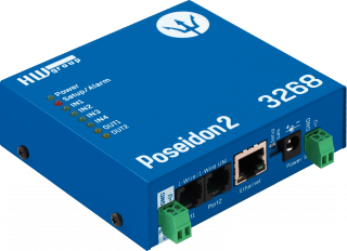 HW group Poseidon2 3268 PoE - Centrale IP rail DIN 1-Wire & relais