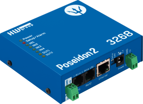 HW group Poseidon2 3268 - Centrale IP 1-Wire avec relais
