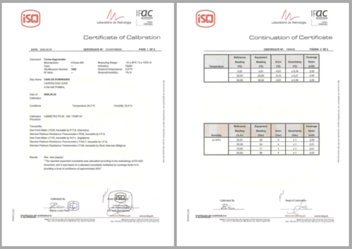 HW group - Étalonnage capteur en laboratoire accrédité (3 points)