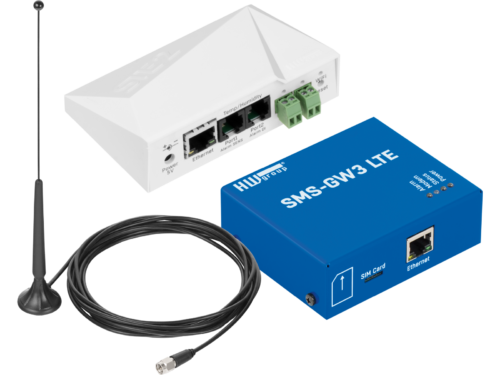 HW group STE2 PLUS SMS-GW - Thermomètre LAN/Wi-Fi alertes SMS