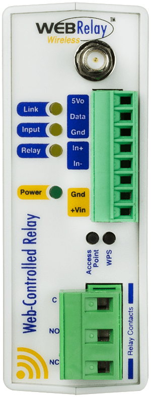 ControlByWEB WebRelay Wireless - Relais Wi-Fi 1 entrée + 4 sondes